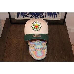 Green Murakami Snapback Hat
